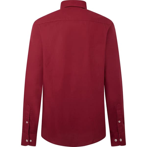 Hackett Dyed Oxford Skjorta Med Långa ärmar Röd L Man