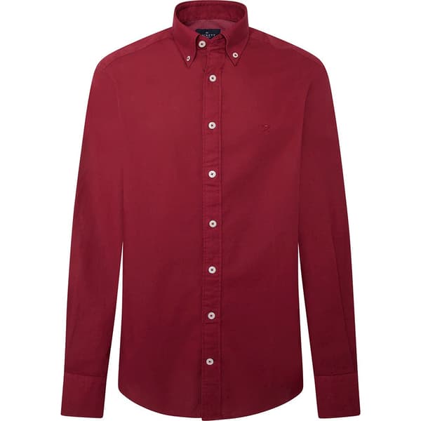 Hackett Dyed Oxford Skjorta Med Långa ärmar Röd L Man