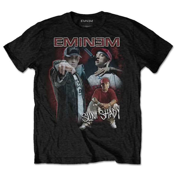 Eminem Shady Homage T Shirt Black L