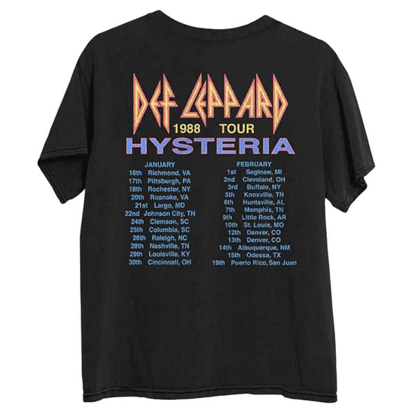 Def Leppard Hysteria 88 T Shirt