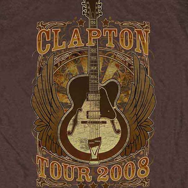 Eric Clapton Tour 2008 T Shirt