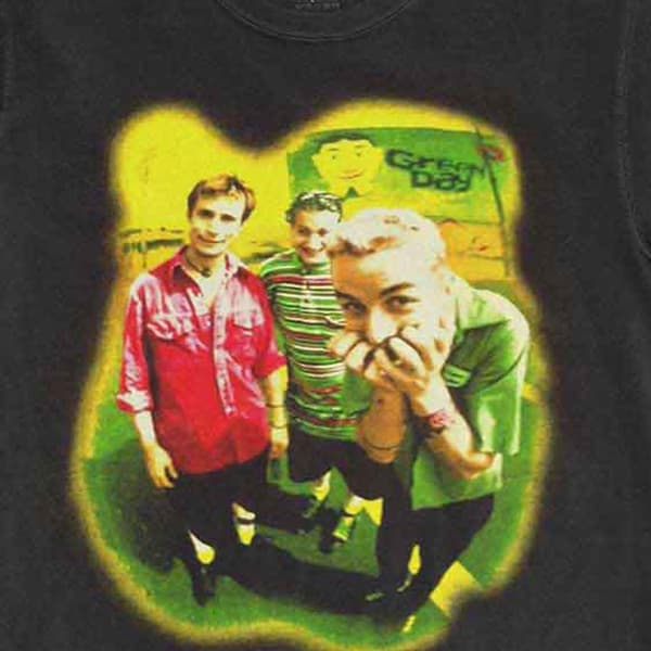 Green Day Neon Photo T Shirt