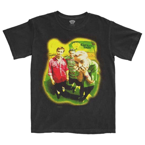 Green Day Neon Photo T Shirt