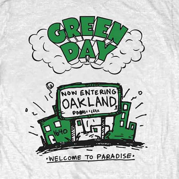 Green Day Welcome to Paradise T Shirt