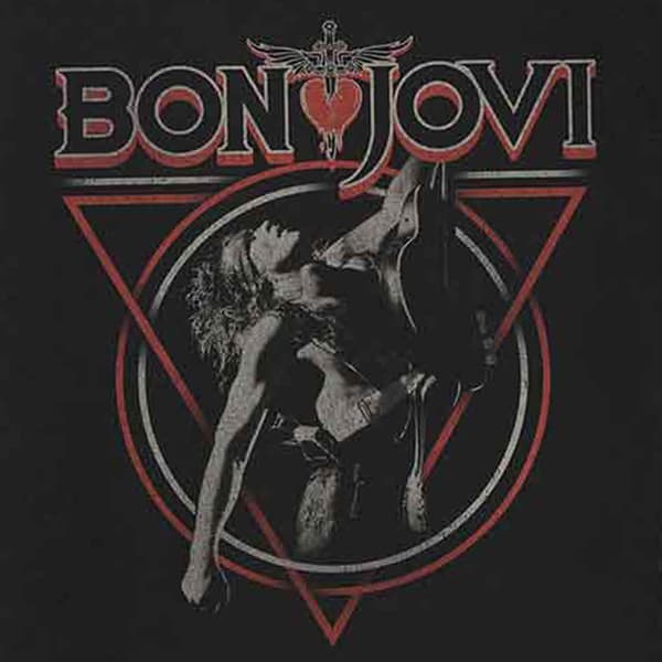 Bon Jovi Triangle Overlap T Shirt