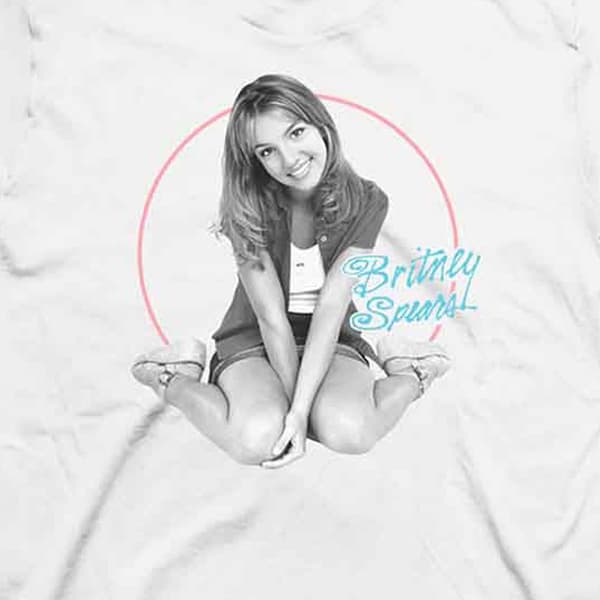 Britney Spears Classic Circle T Shirt