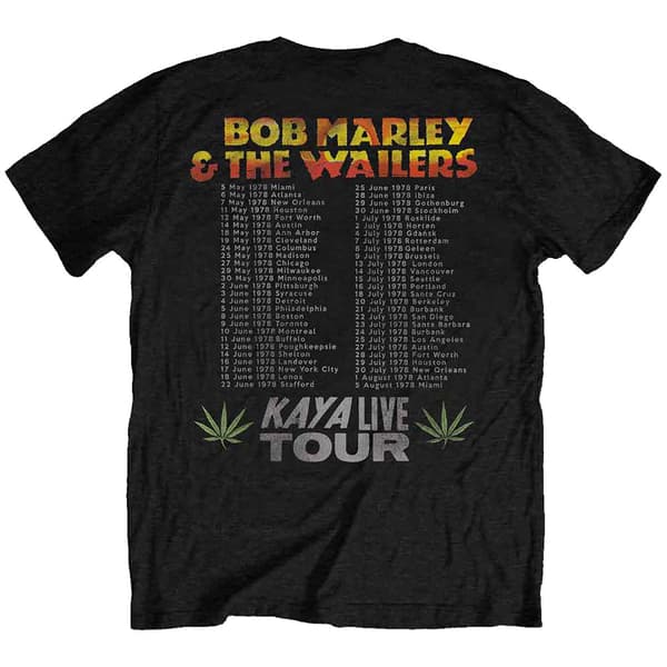 Bob Marley Kaya Tour T Shirt