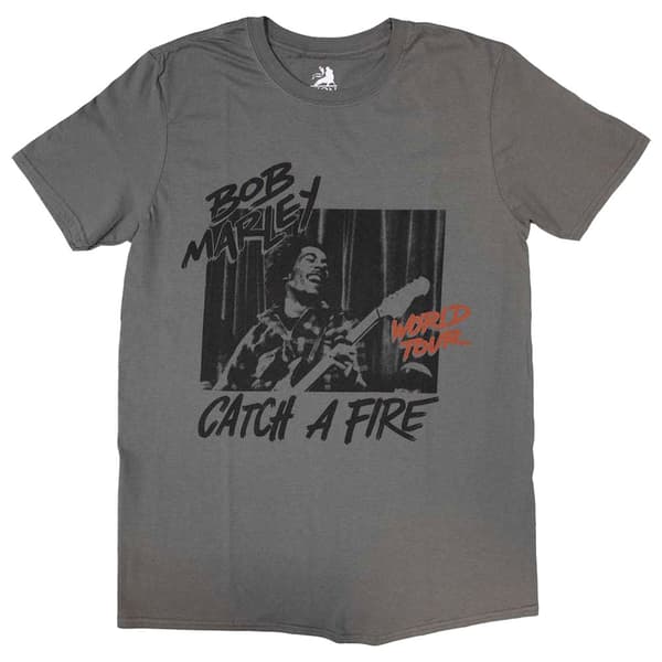 Bob Marley Catch A Fire World Tour T Shirt
