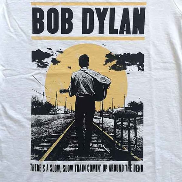 Bob Dylan Slow Train Womens T Shirt