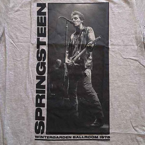 Bruce Springsteen Wintergarden Photo T Shirt