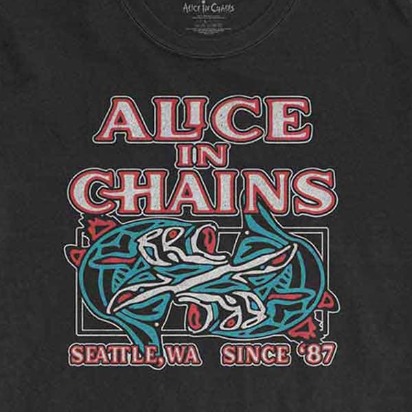 Alice In Chains Totem Fish T Shirt