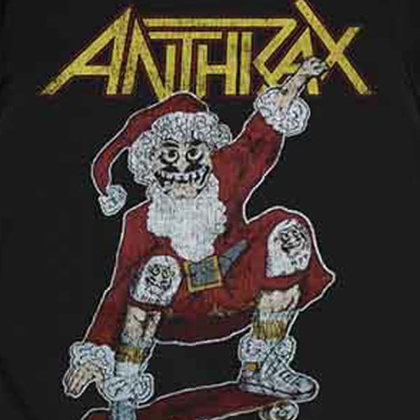 Anthrax Vintage Christmas T Shirt