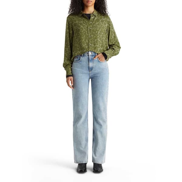 Scotch & Soda 177656 Skjorta Med Långa ärmar Grönt 38 Kvinna