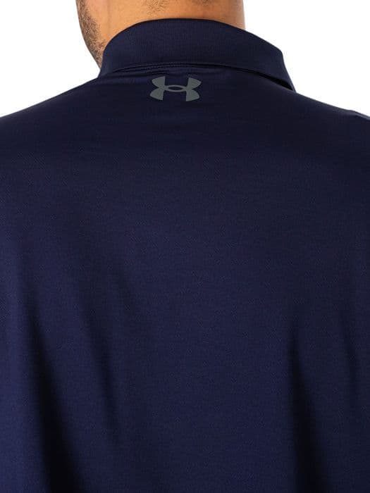 Matchplay långärmad pikétröja - Under Armour - Herr - Blå