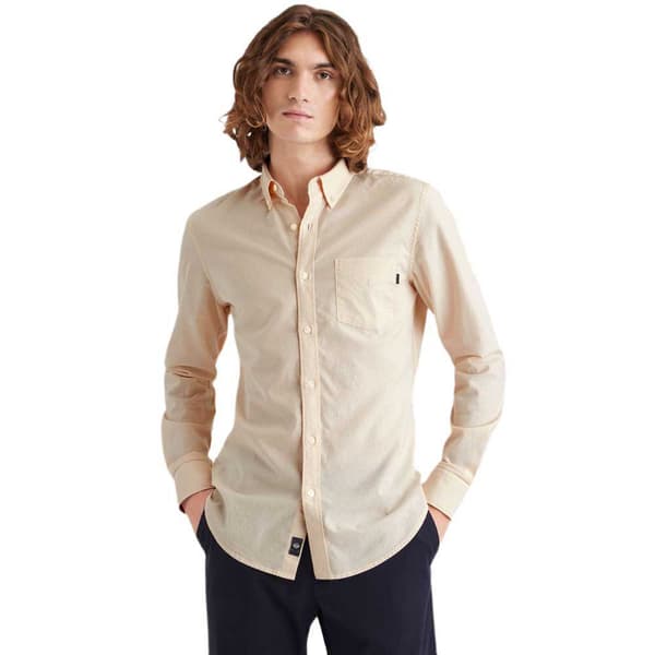 Dockers Oxford Pitkähihainen Paita Beige L Mies