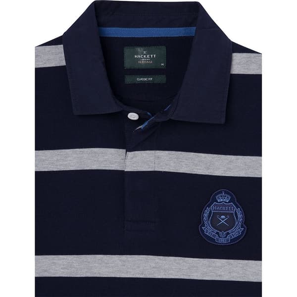 Hackett Hm570835 Pitkähihainen Polopaita Sininen XL Mies