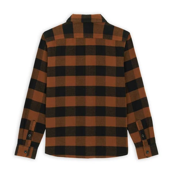 Dickies Sacramento Skjorte Med Lange ærmer Brun M Mand