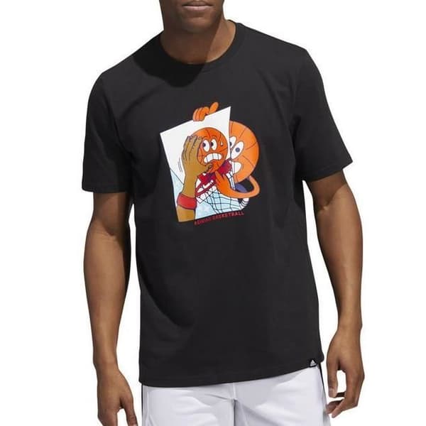 ADIDAS T-shirt Svart M