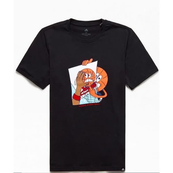 ADIDAS svart T-shirt S