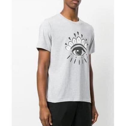 KENZO T-shirt herr Grå - Rundad krage - Korta ärmar - Vanlig