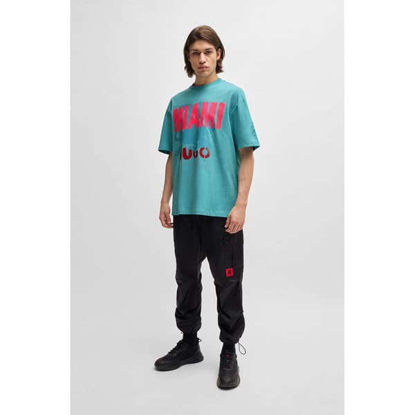 Hugo Miami Rb24 10257318 T-shirt Med Korte ærmer Blå 2XL Mand