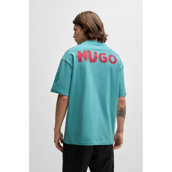 Hugo Miami Rb24 10257318 T-shirt Med Korte ærmer Blå 2XL Mand
