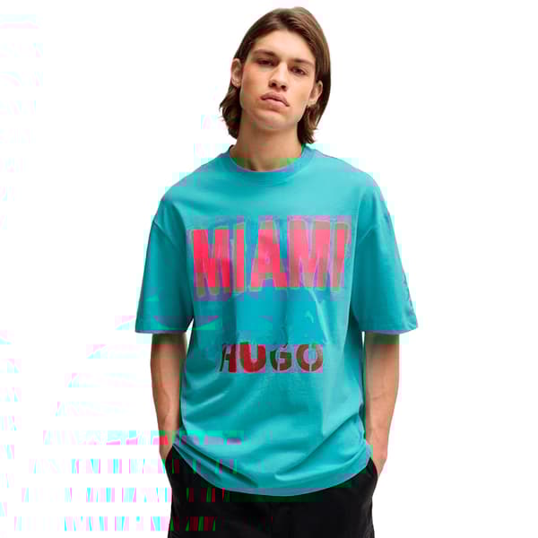 Hugo Miami Rb24 10257318 T-shirt Med Korte ærmer Blå 2XL Mand
