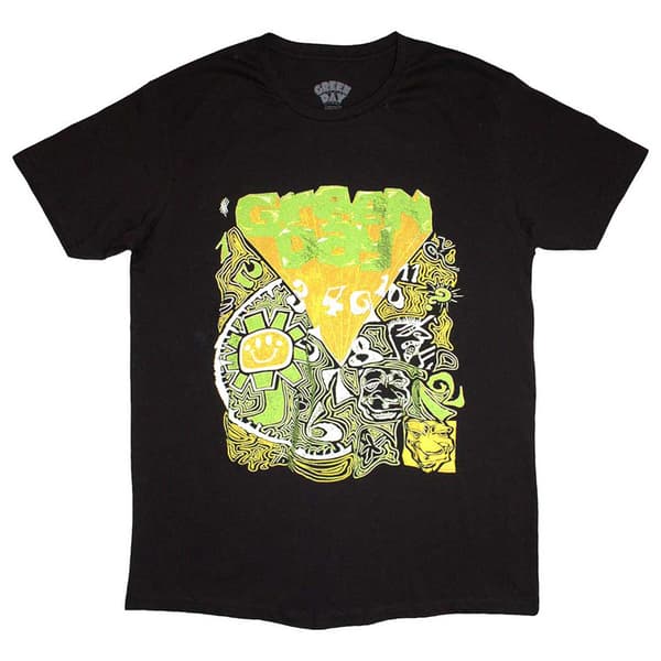 Green Day Psychedelic Kerplunk T Shirt