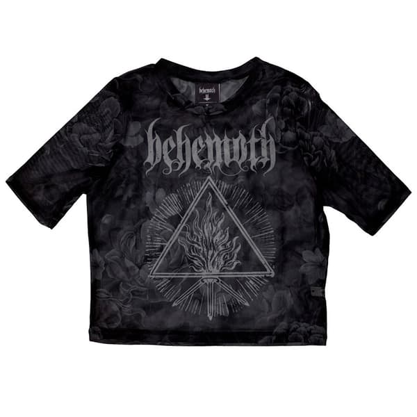 Behemoth Furor Divinus Mesh Crop Top Shirt