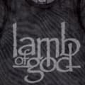 Miniatyrbild 2 av 3: Lamb Of God Band Logo Mesh Crop Top Shirt