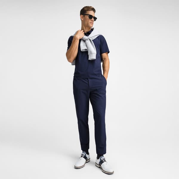 Siroko Birkdale Navy Lyhythihainen Pikeepaita  L