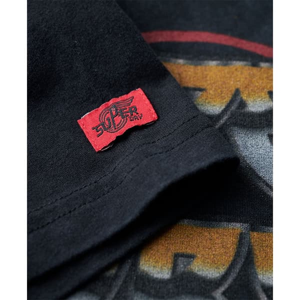 Superdry Rock Graphic Band T-shirt Med Korta ärmar Svart M Man