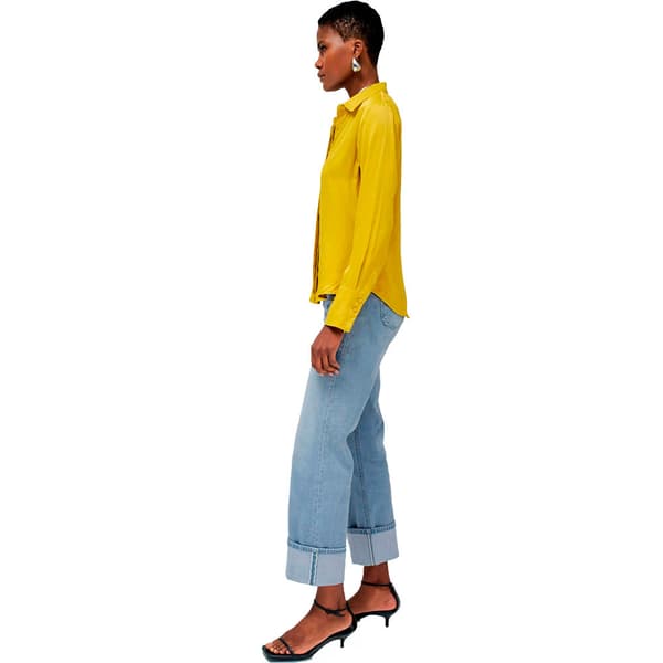 Salsa Jeans 21008834 Skjorta Med Långa ärmar Gul,Blå XS Kvinna