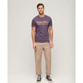 Miniatyrbild 3 av 5: Superdry Venue Classic Logo T-shirt Med Korta ärmar Lila S Man