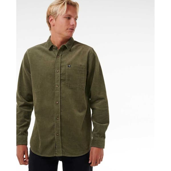 Rip Curl Classic Surf Cord Skjorta Med Långa ärmar Grönt S Man