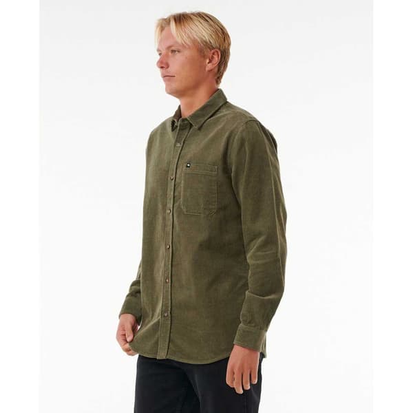 Rip Curl Classic Surf Cord Skjorta Med Långa ärmar Grönt S Man
