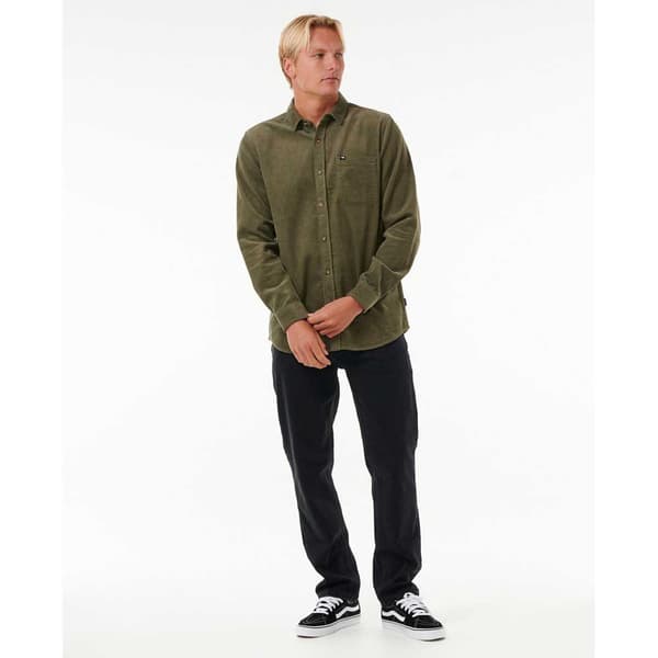Rip Curl Classic Surf Cord Skjorta Med Långa ärmar Grönt S Man