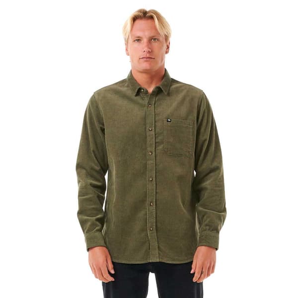 Rip Curl Classic Surf Cord Skjorta Med Långa ärmar Grönt S Man