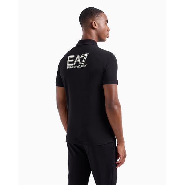 Ea7 Emporio Armani 6dpf16_pjvqz Poloskjorta Svart L Man