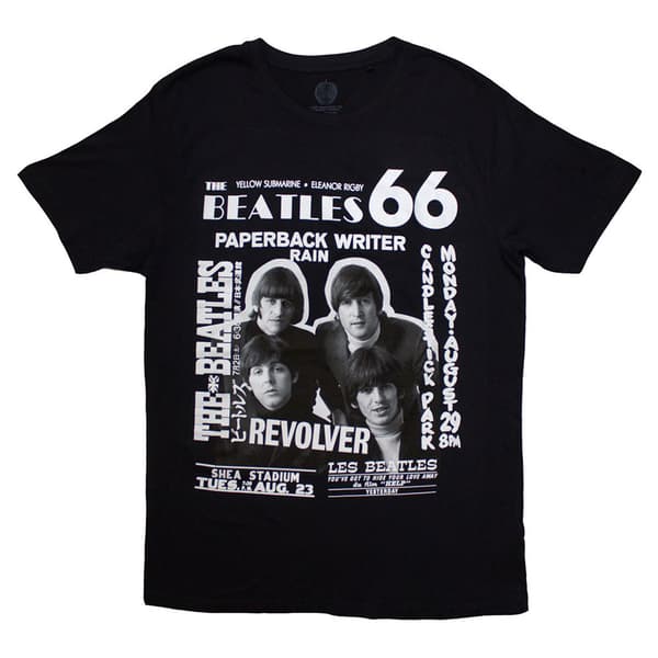 The Beatles Shea Stadium 1966 T Shirt