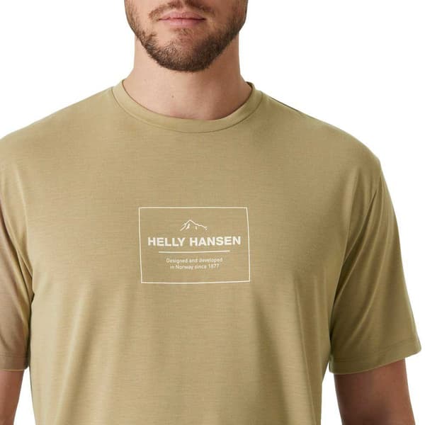 Helly Hansen Skog Graphic Lyhythihainen T-paita Beige L Mies