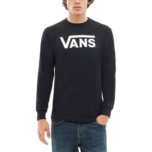 Vans Classic T-shirt Med Lång ärm Svart S Man