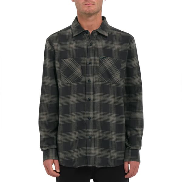 Volcom Tone Stone Skjorta Med Långa ärmar Grå XS Man
