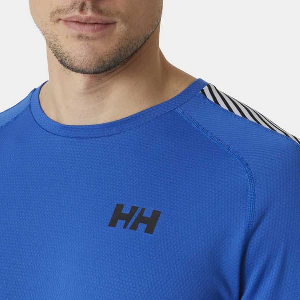 Helly Hansen Lifa Active Stripe T-shirt Med Lange ærmer Blå L Mand