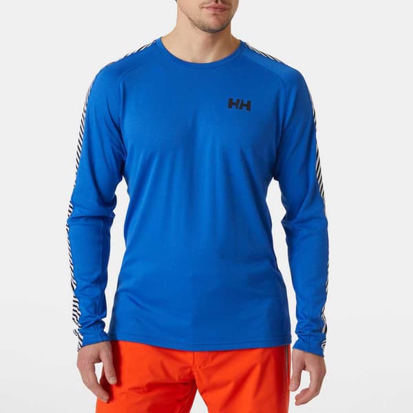 Helly Hansen Lifa Active Stripe T-shirt Med Lange ærmer Blå L Mand