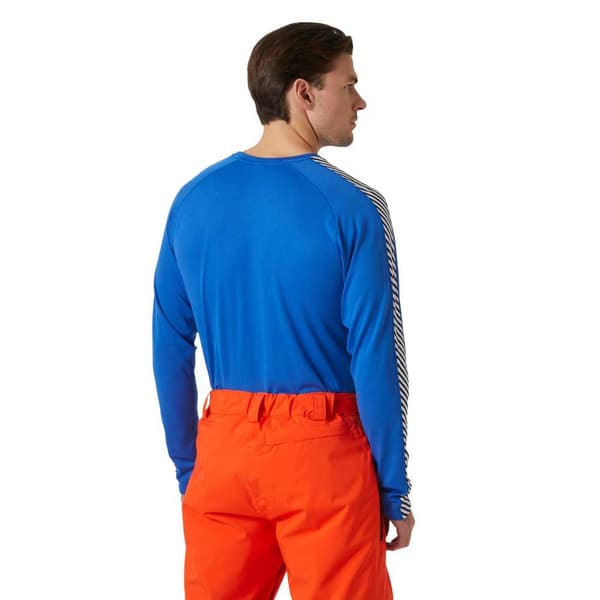 Helly Hansen Lifa Active Stripe T-shirt Med Lange ærmer Blå L Mand