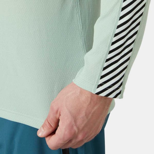 Helly Hansen Lifa Active Stripe T-shirt Med Lång ärm Grönt 2XL Man