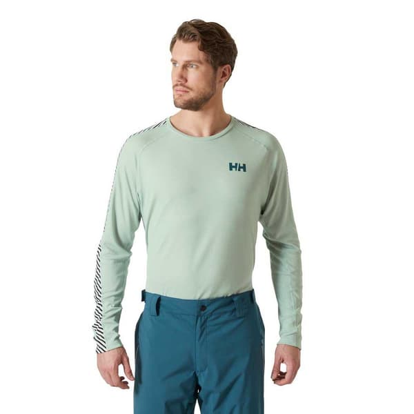 Helly Hansen Lifa Active Stripe T-shirt Med Lång ärm Grönt 2XL Man