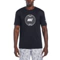 Miniatyrbild 1 av 5: Nike Swim Lead Line Hydroguard T-shirt Med Korta ärmar Svart XL Man