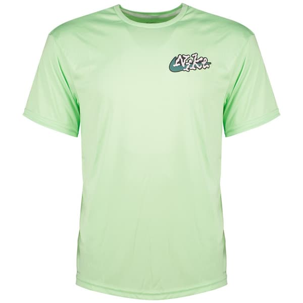 Nike Swim Hydroguard T-shirt Med Korte ærmer Grøn S Mand